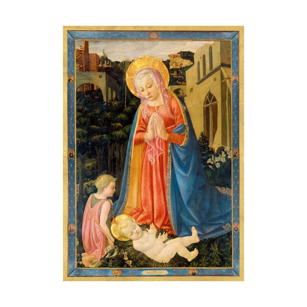 Madonna And Child With Saint John Boxed Holiday Cards