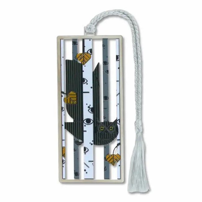 Charley Harper 'Bark Eyes' Bookmark