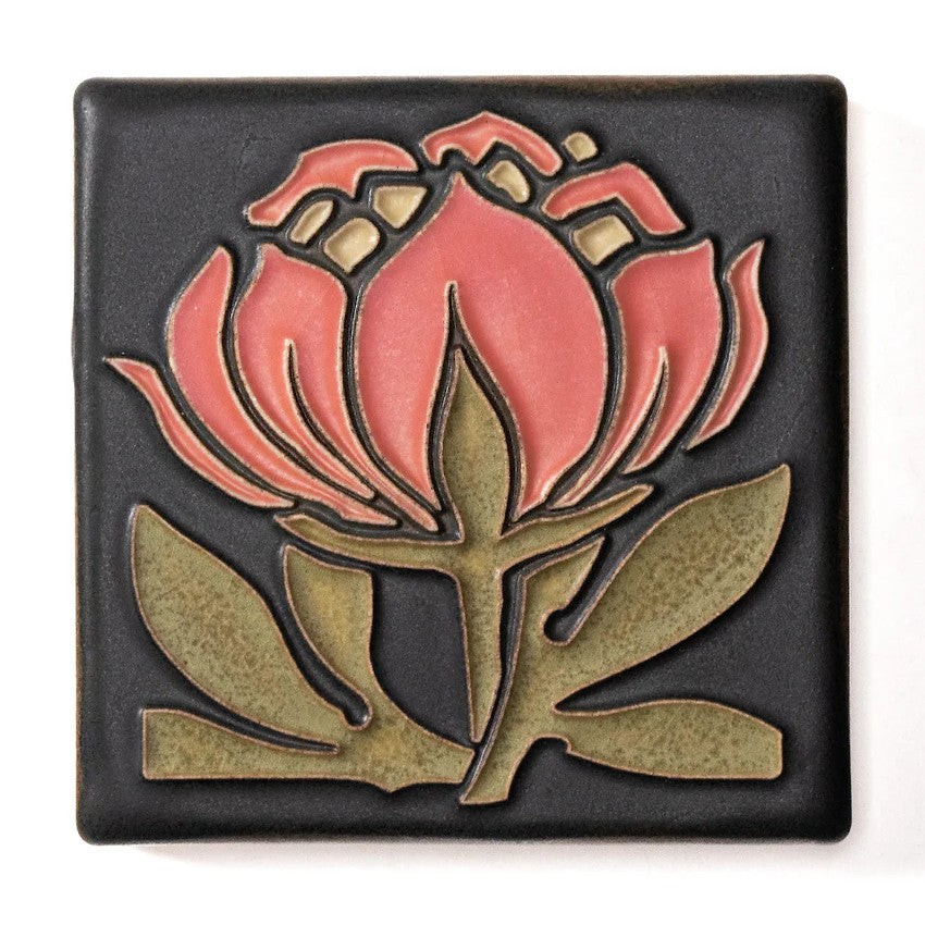 Peony Bloom Motawi Tile