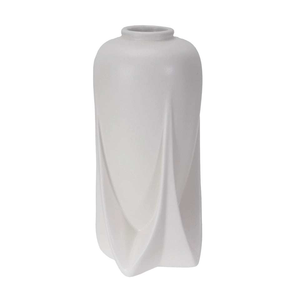 Teco White Rocket Vase