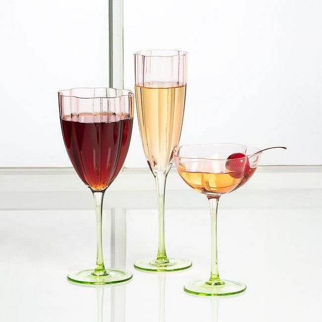 Flower Wine Glass
