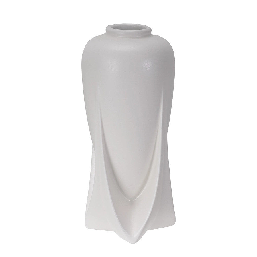 Teco White Rocket Vase