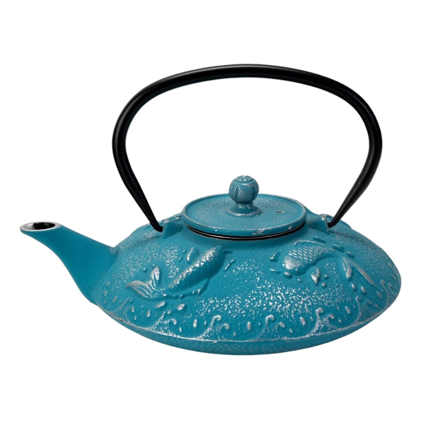 Blue Koi Tea Pot