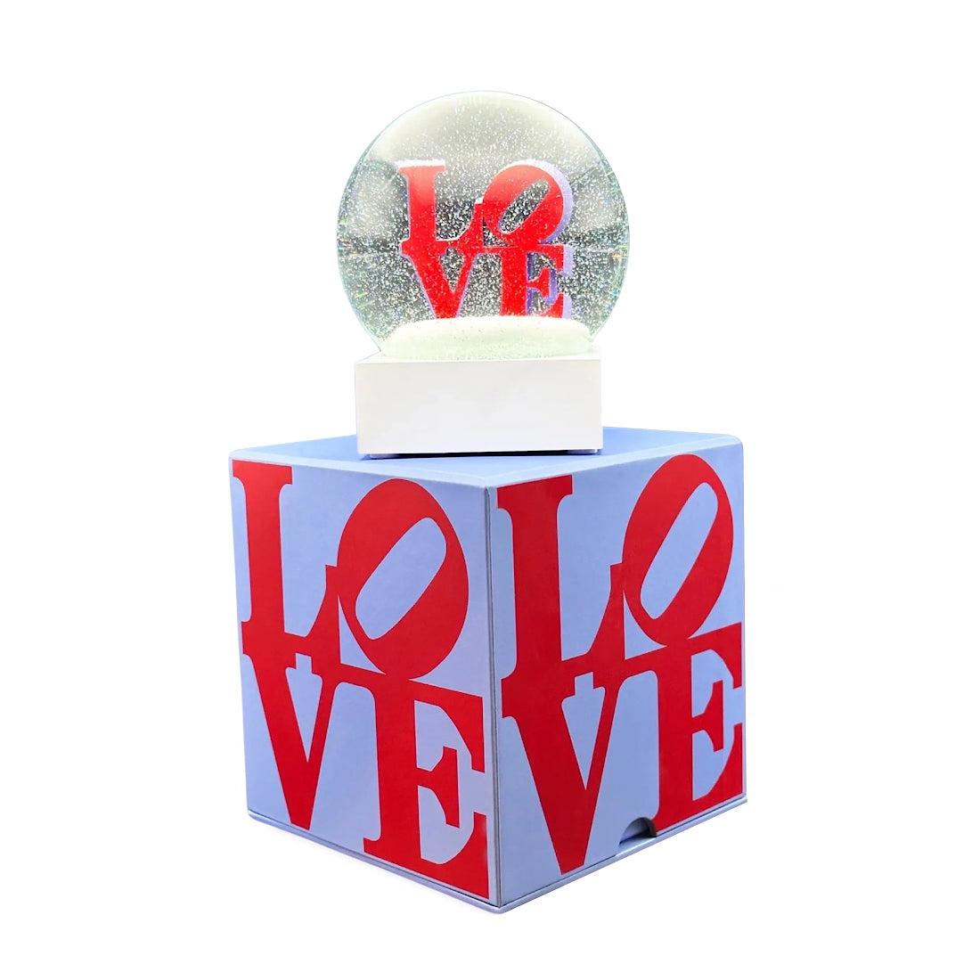 Robert Indiana 'LOVE' Snow Globe