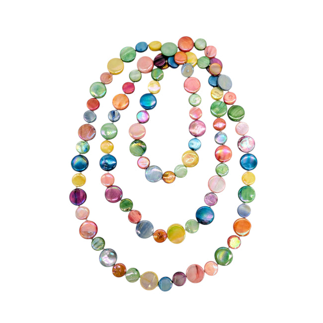 Single Strand Mother of Pearl Necklaces