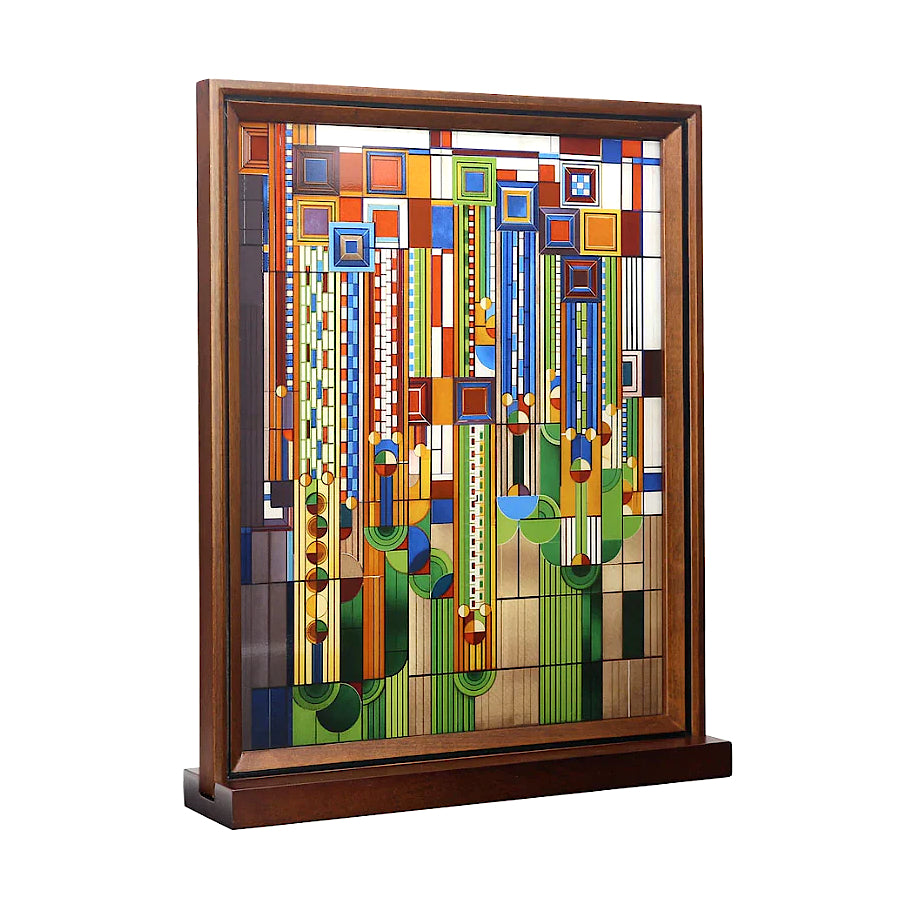 Frank Lloyd Wright Saguaro Forms Cactus Flowers Art Glass