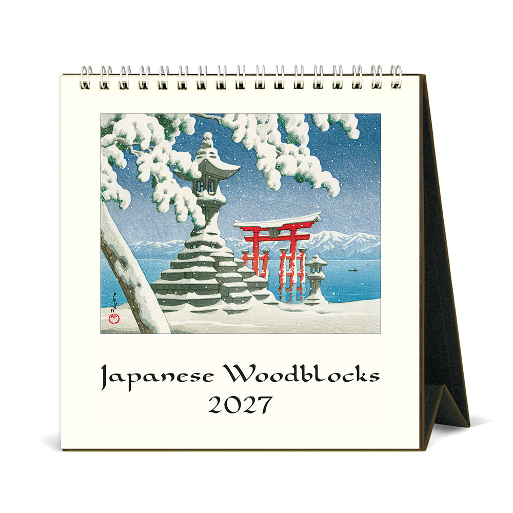 2027 Japanese Woodblocks Desk Calendar