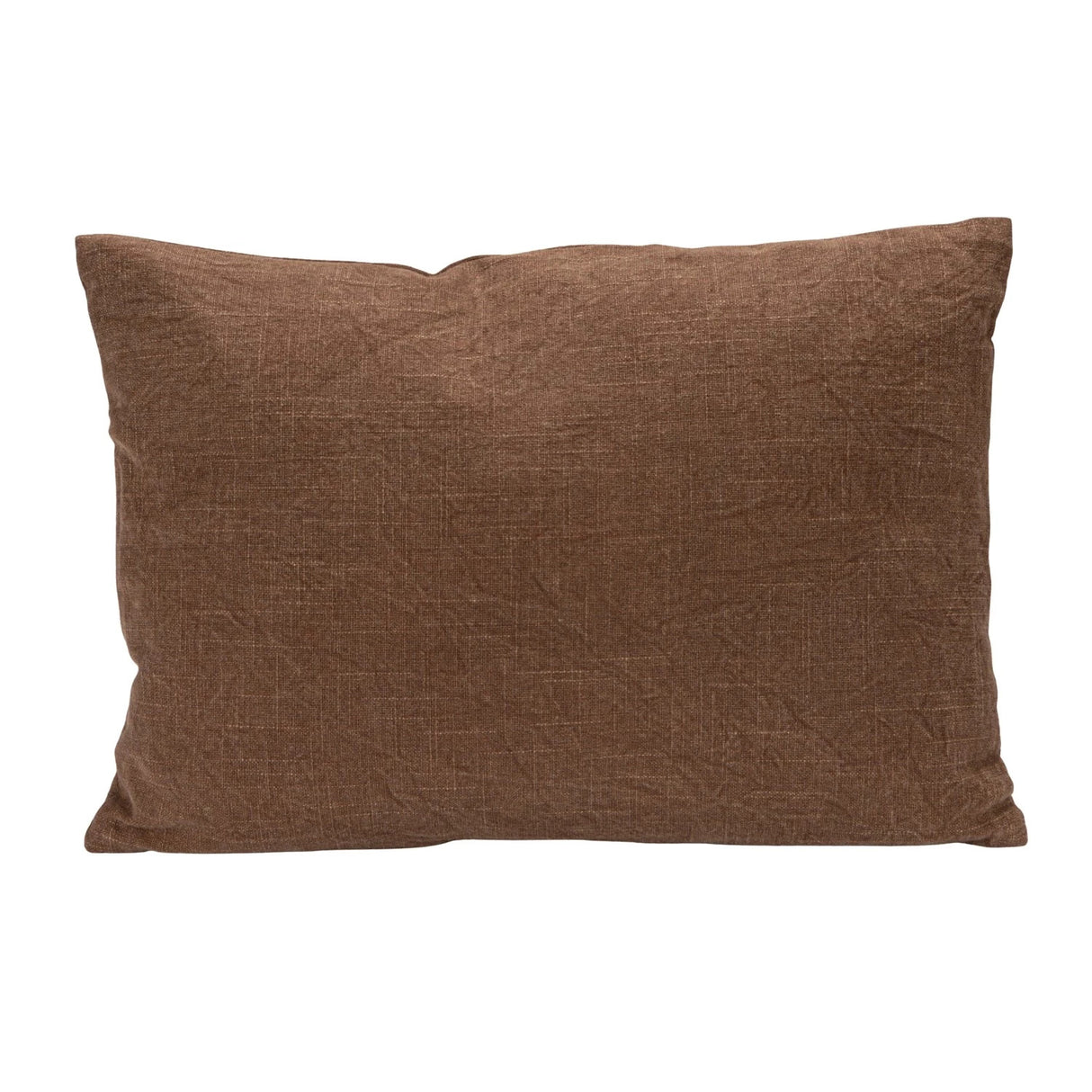 Flowers & Bees Embroidered Pillow