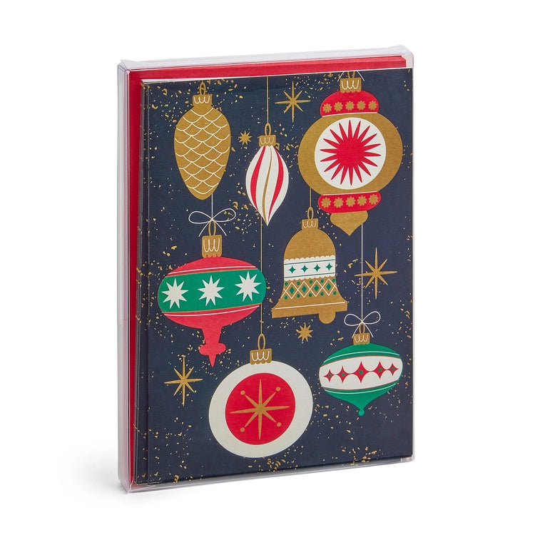Vintage Ornaments Boxed Holiday Cards