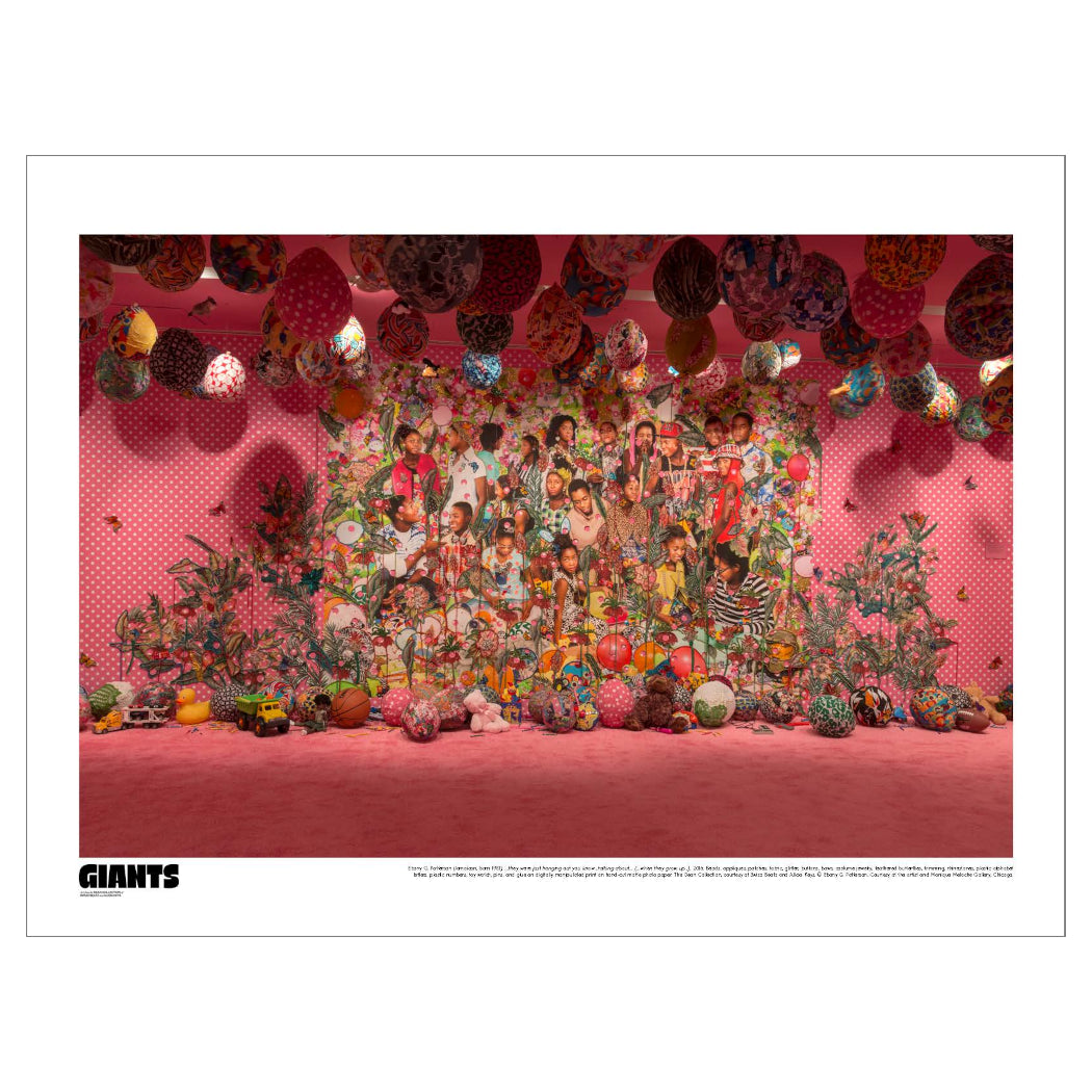 Ebony G. Patterson '...they were just hanging out you know...' Print