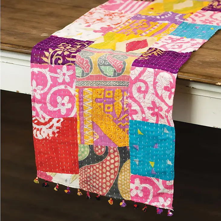 Kantha Table Runner