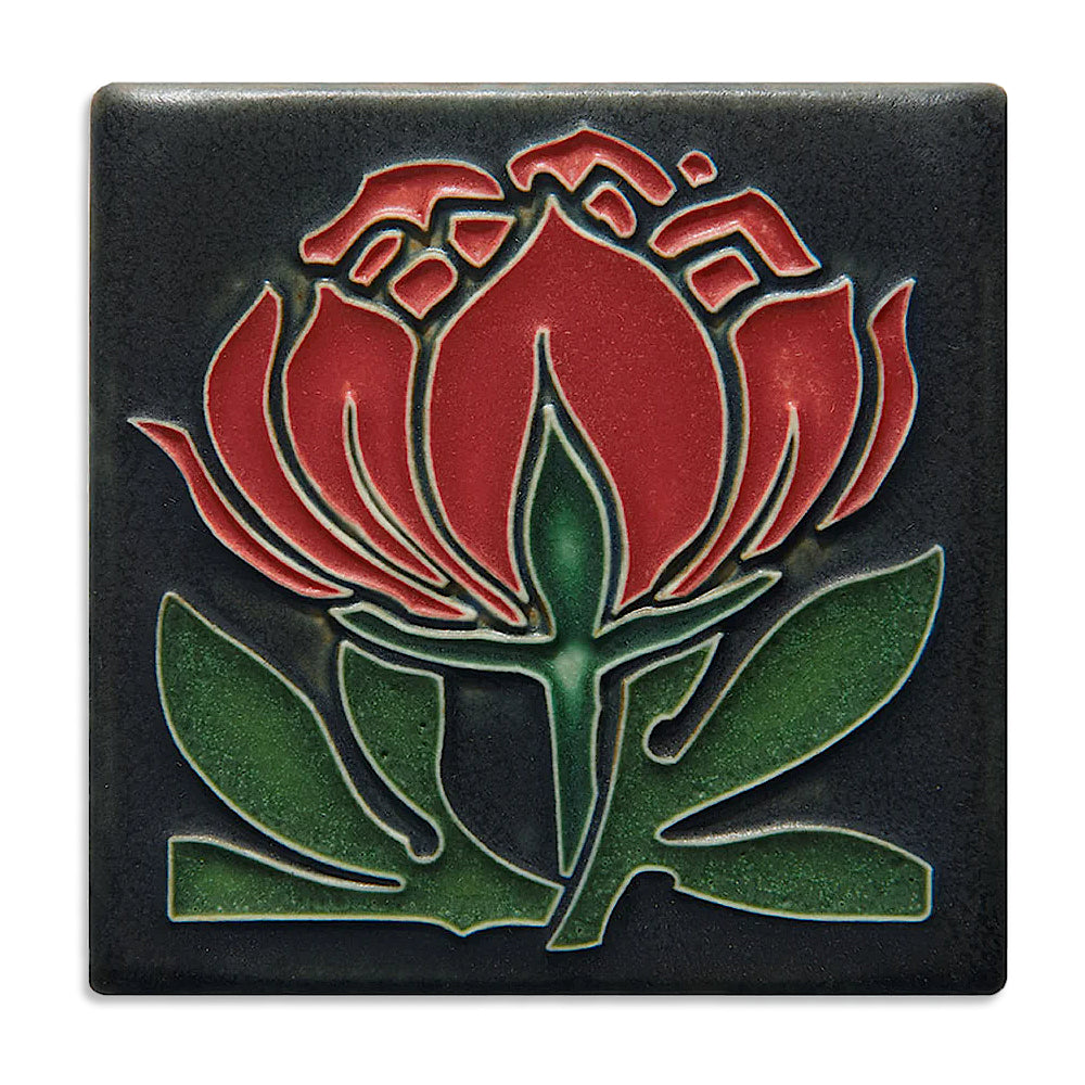 Peony Bloom Motawi Tile