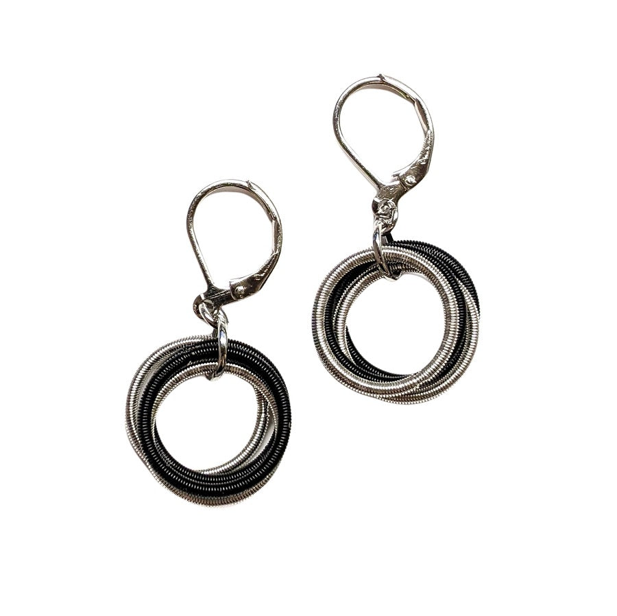 Small Piano Wire Loop Earrings