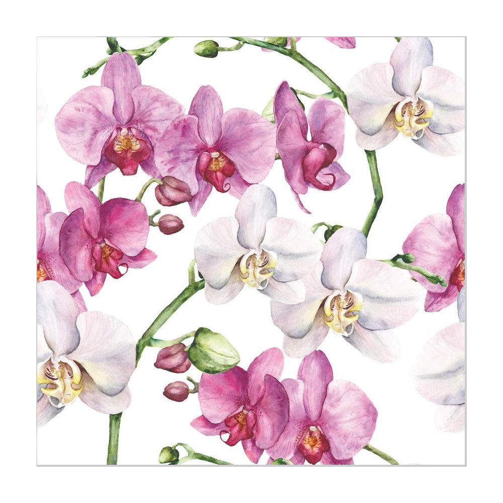 Elegant Orchids Luncheon Napkins