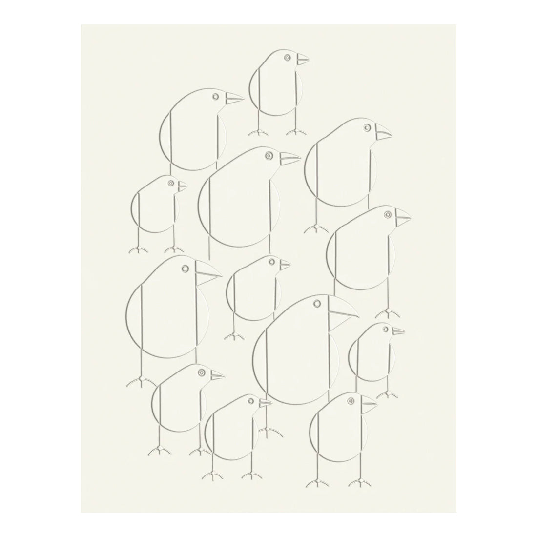 Harper Embossed Birds Boxed Notecards