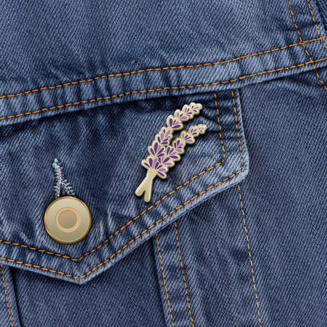 Lavender Enamel Pin