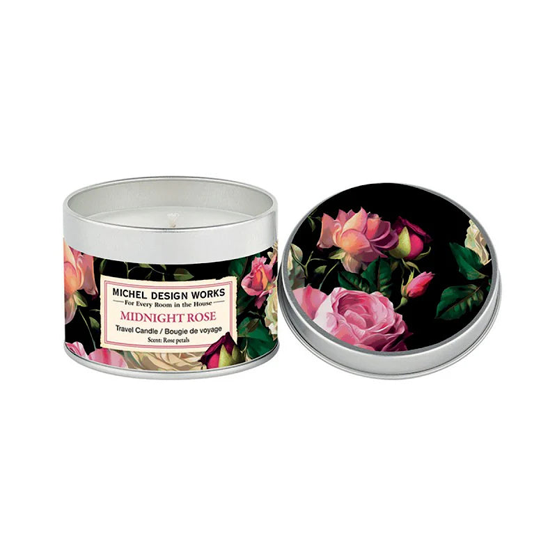 Midnight Rose Travel Candle