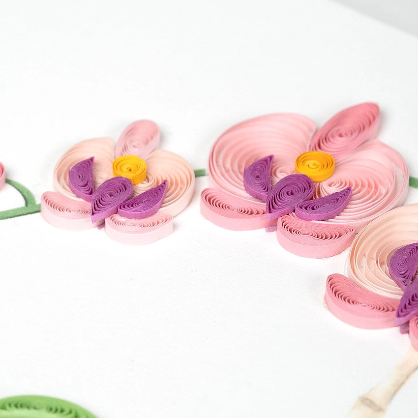 Potted Orchid Quilling Card