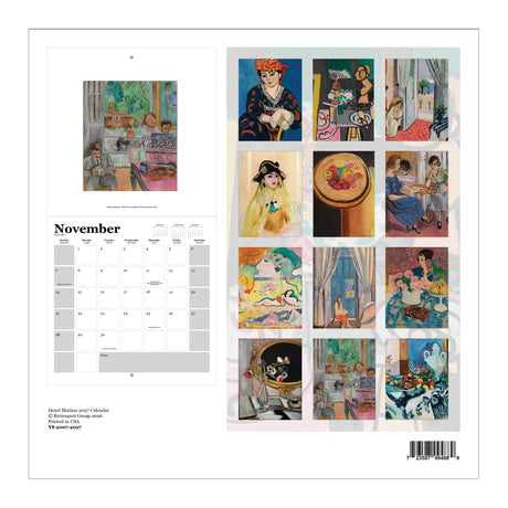 2027 Matisse Wall Calendar