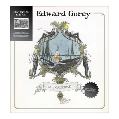 Edward Gorey: Centennial Edition 2025 Wall Calendar