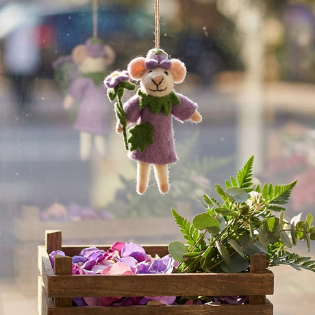 Violet the Mouse Ornament
