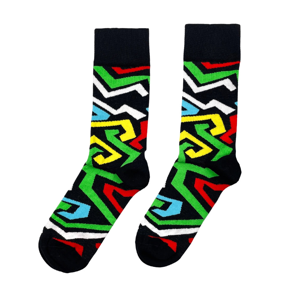 Afropop High Life Crew Socks