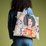 Mickalene Thomas 'Portrait of Maya No. 10' Recycled Tote Bag