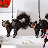 Eric Cortina 'Fraidy Cat' Halloween Ornament