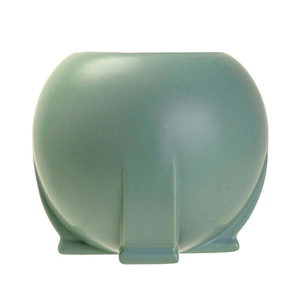 Teco Green Orb Vase