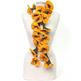 Felted Flower Scarf