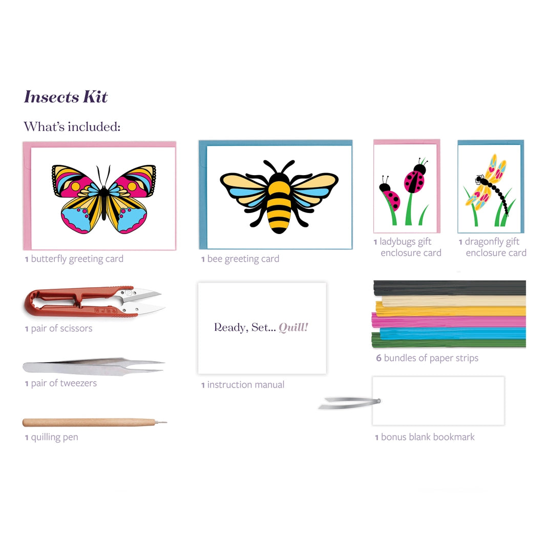 Insect Create-a-Quill DIY Quilling Kit