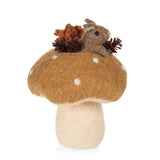 Felt Mouse in Mushroom
