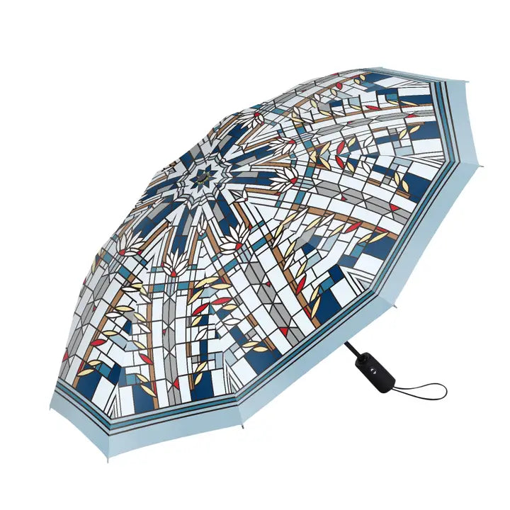 Frank Lloyd Wright 'Waterlilies' Travel Umbrella