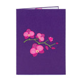 Orchids Pop-Up Card