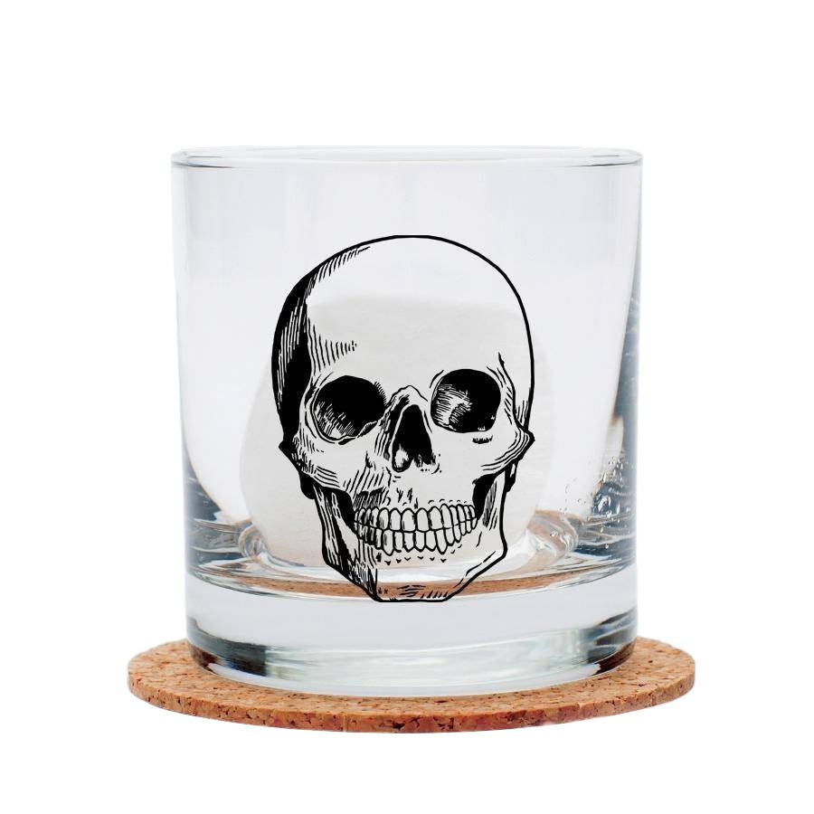 Skull Whiskey Glass