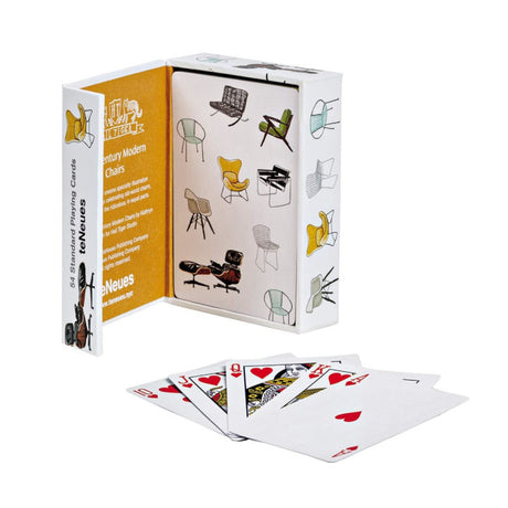 Mid-Century Modern Chairs Playing Cards