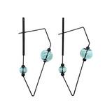 Aqua Hollis Hoop Earrings