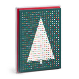 Mid-Century Christmas Tree Boxed Holiday Cards