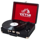 Bluetooth Suitcase 3-Speed Turntable