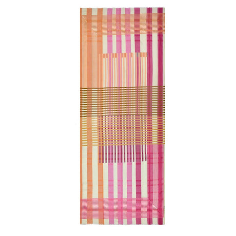 Cody Striped Cotton Scarf - Pink