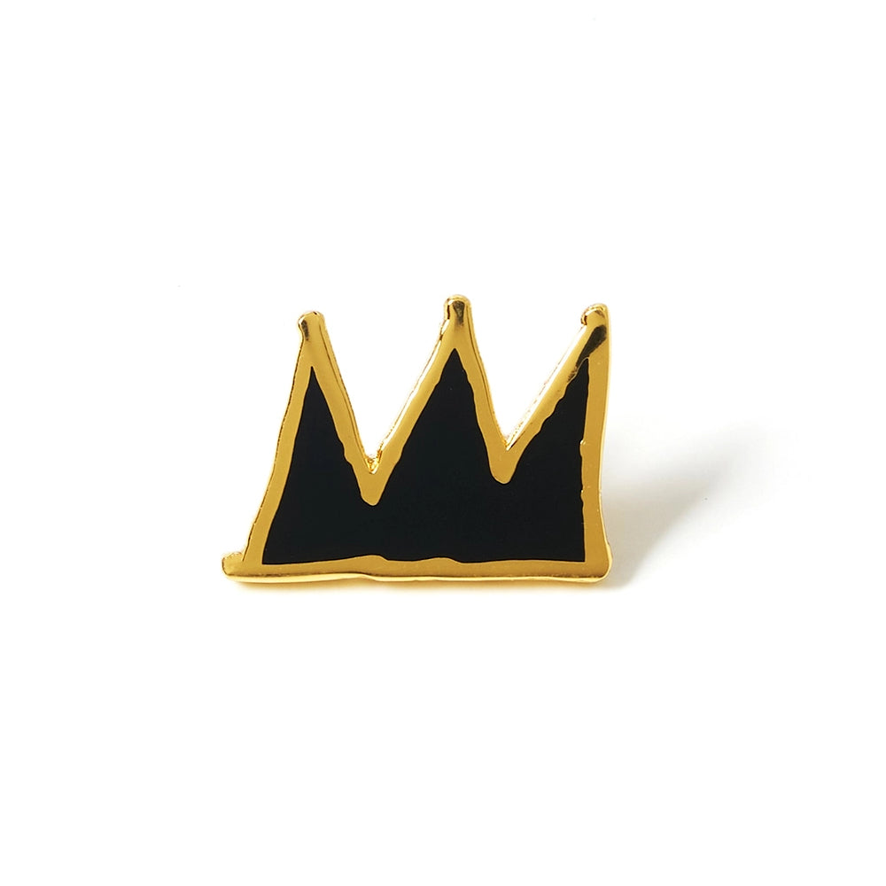 Basquiat Crown Enamel Pin