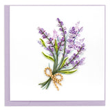 Lavender Quilling Card