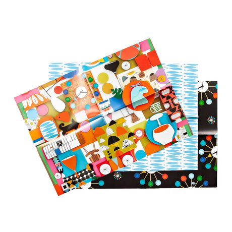 Mid-Century Mod Wrapping Paper Book