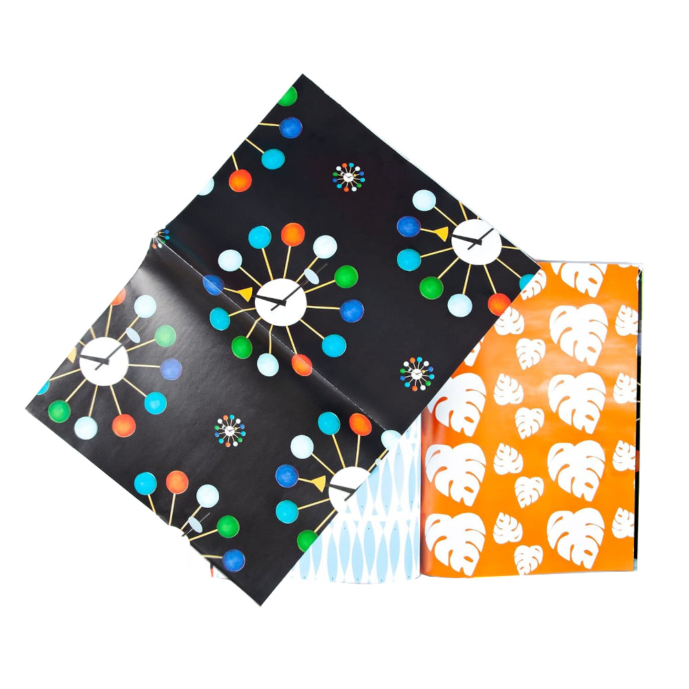 Mid-Century Mod Wrapping Paper Book