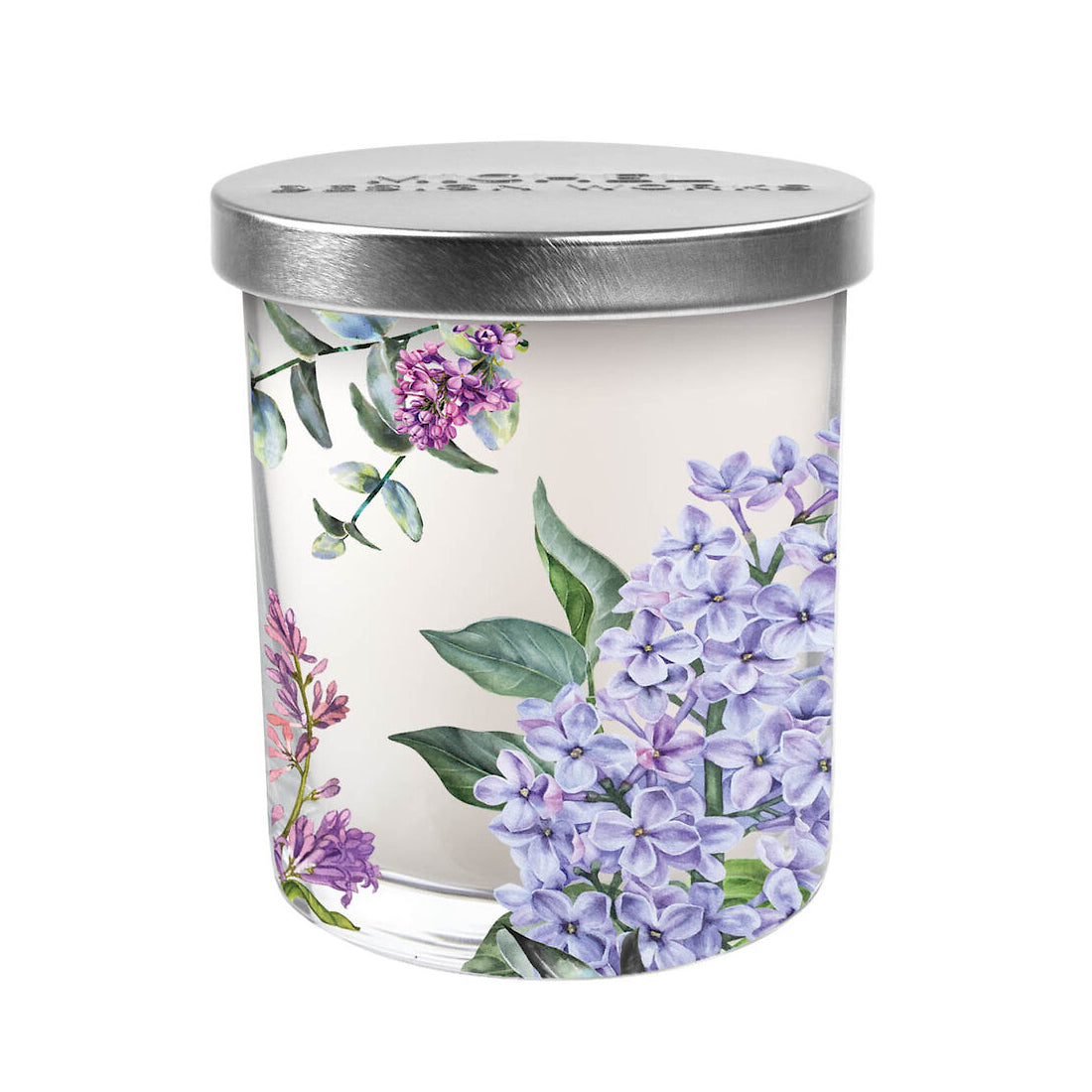 French Lilacs Candle with Lid