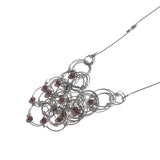 Garnet Solar Necklace