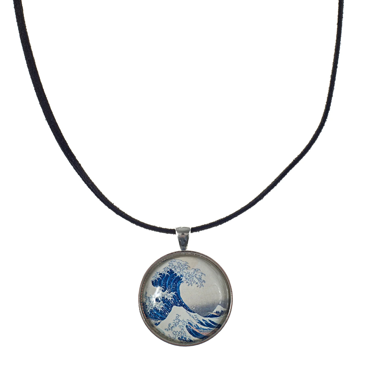 Hokusai Wave Pendant Necklace