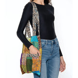 Silk Kantha Tote Bag