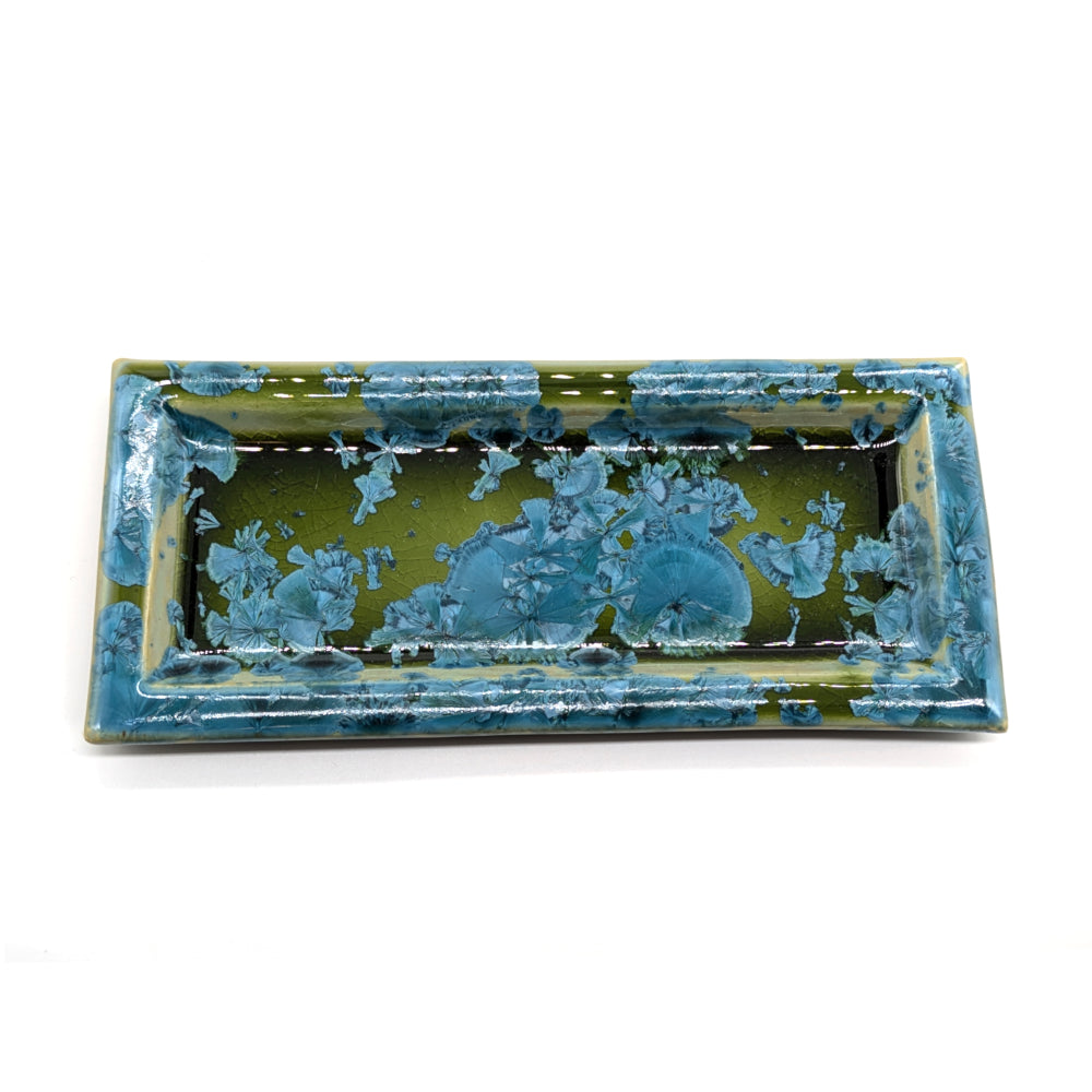 Adam Egenolf Green & Teal Narrow Tray