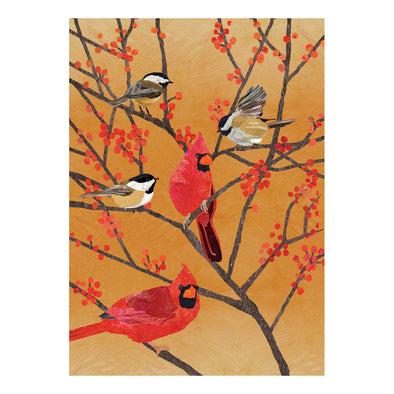 Two Can Art "Chickadees and Cardinals" Boxed Holiday Cards